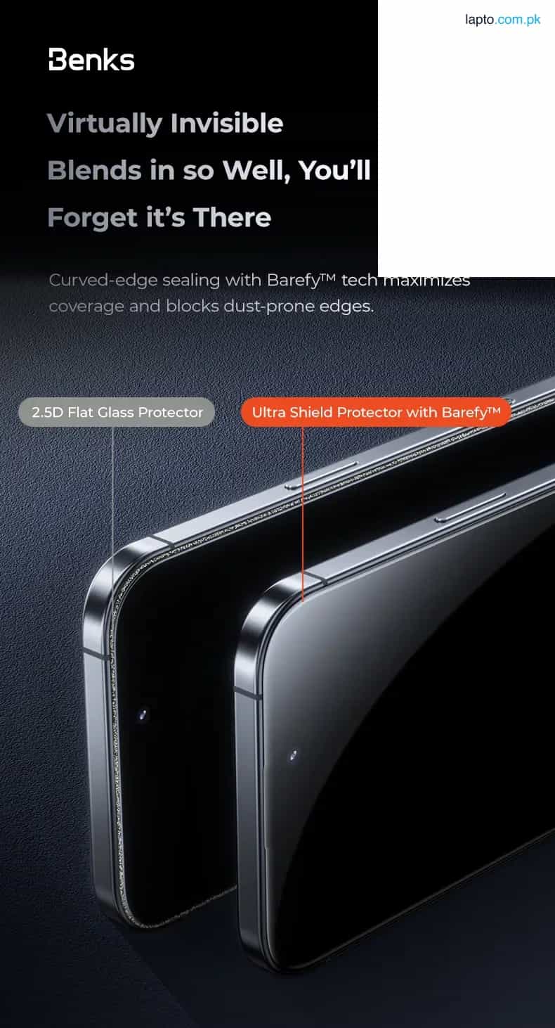 iPhone 17 Pro Max Benks Ultra Shield HD Screen Protector – 6948005962128 – A 3