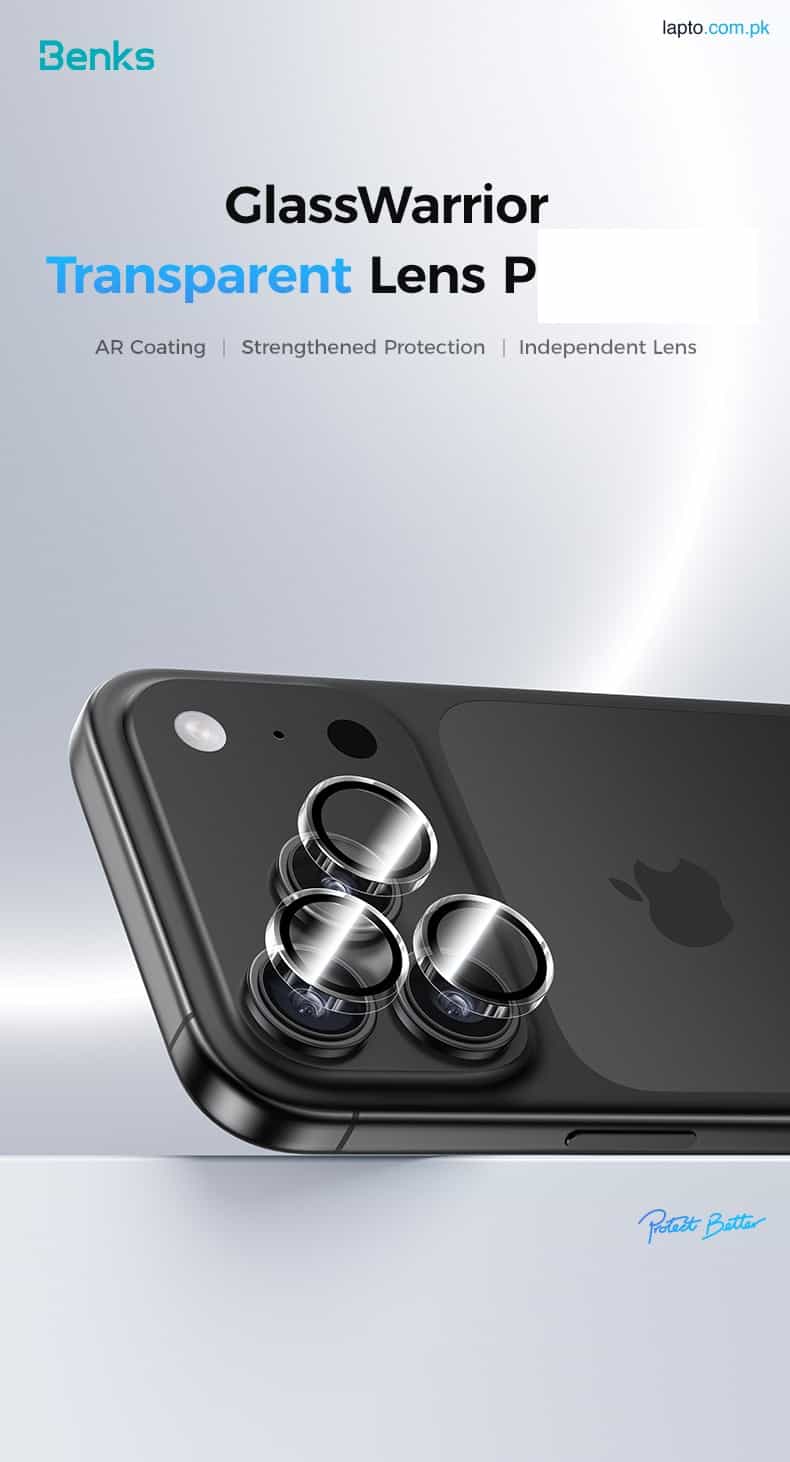 iPhone 17 Pro Max / 17 Pro Benks GlassWarrior Lens Protector – Grey – 6948005961596 – A 2