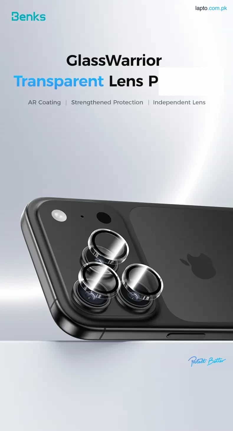 iPhone 17 Pro Max / 17 Pro Benks GlassWarrior Lens Protector – Grey – 6948005961596 – A 2