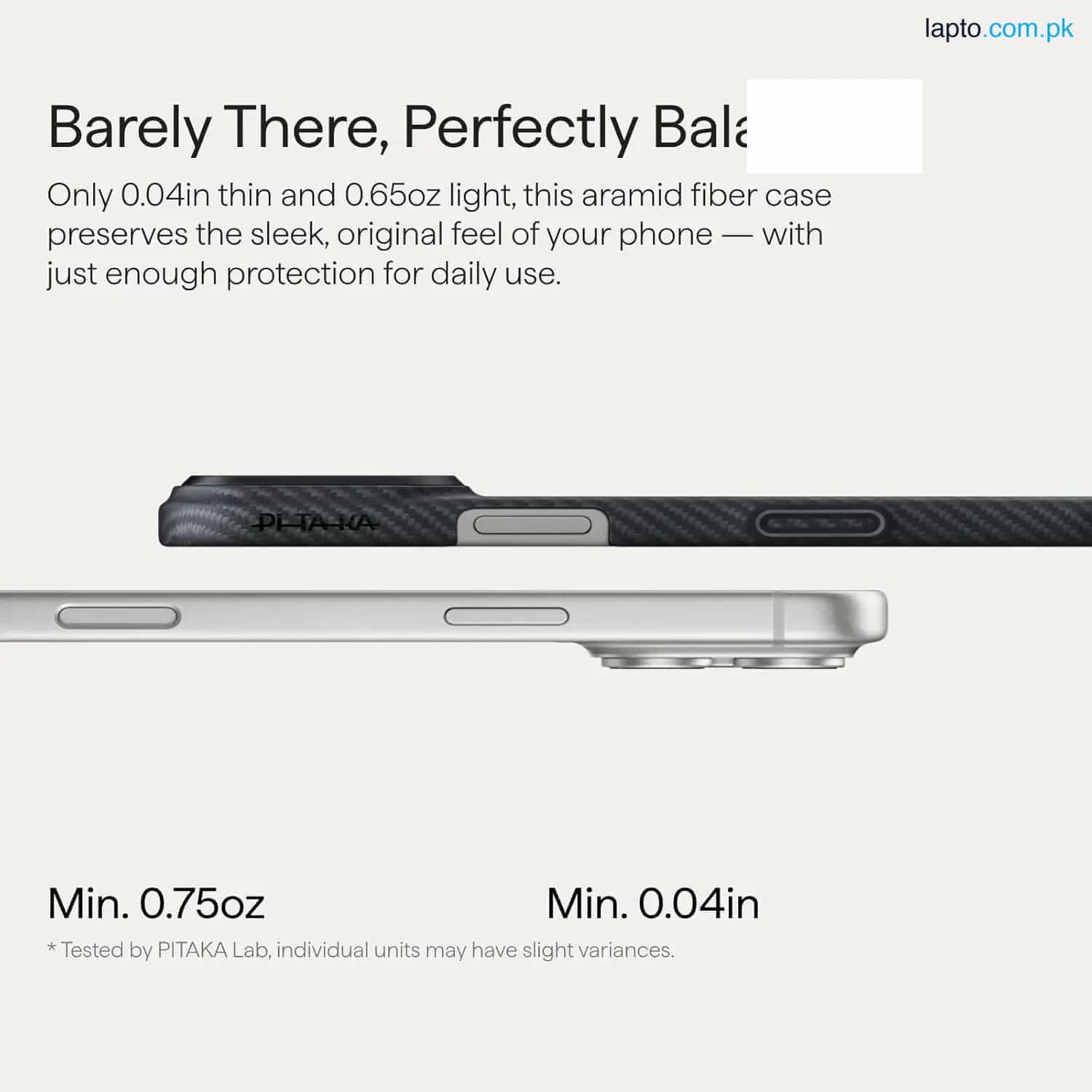 iPhone 17 Pro Max Pitaka Ultra Slim Case – Black 3