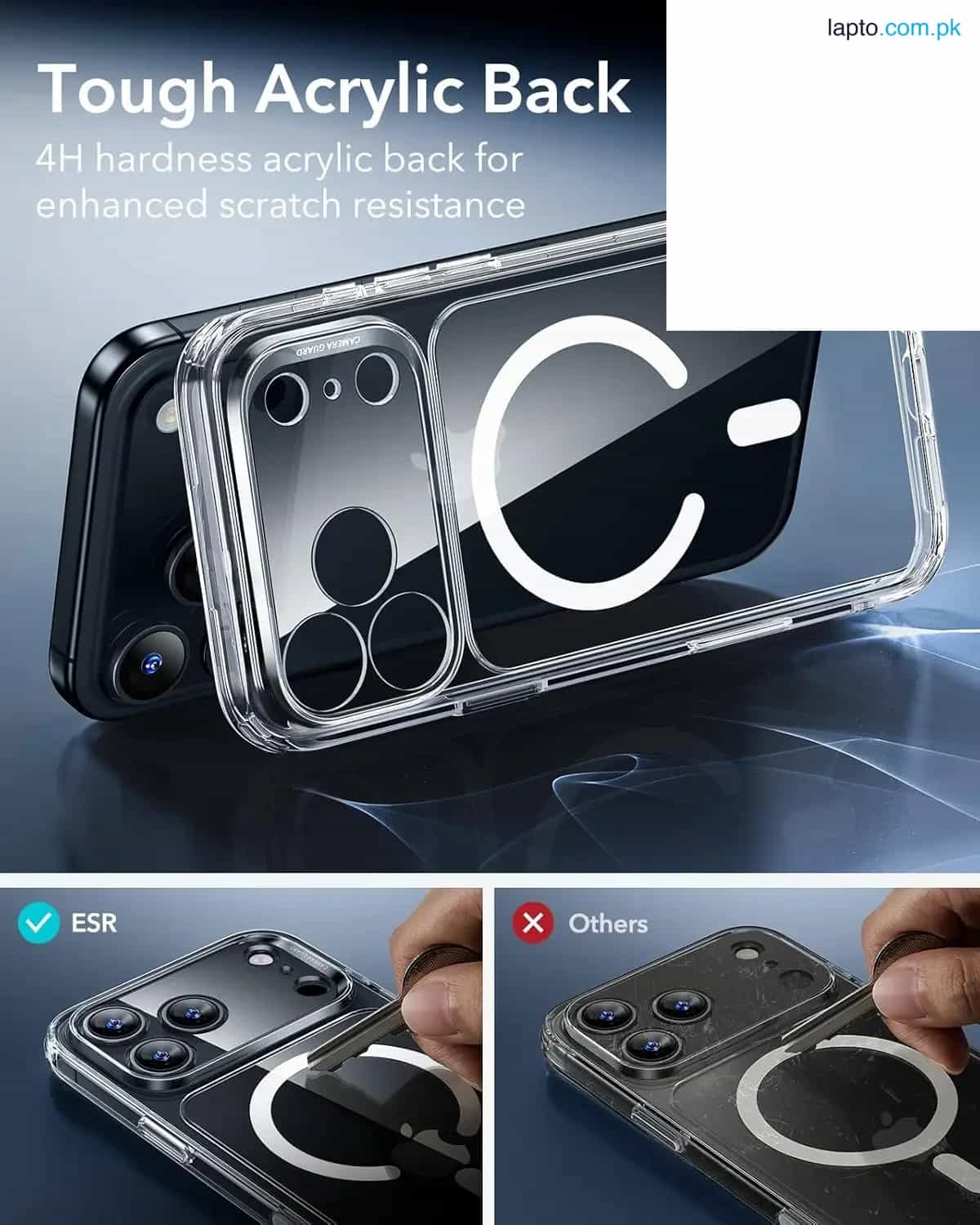 iPhone 17 Pro Max ESR Classic Hybrid Case – Clear 3