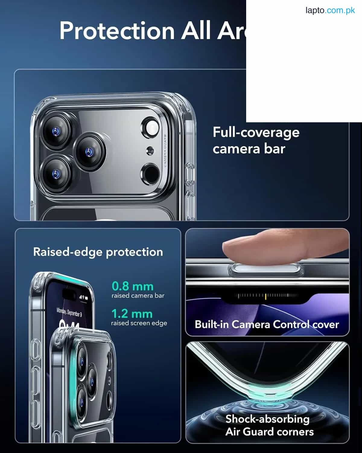 iPhone 17 Pro Max ESR Classic Hybrid Case – Clear 6