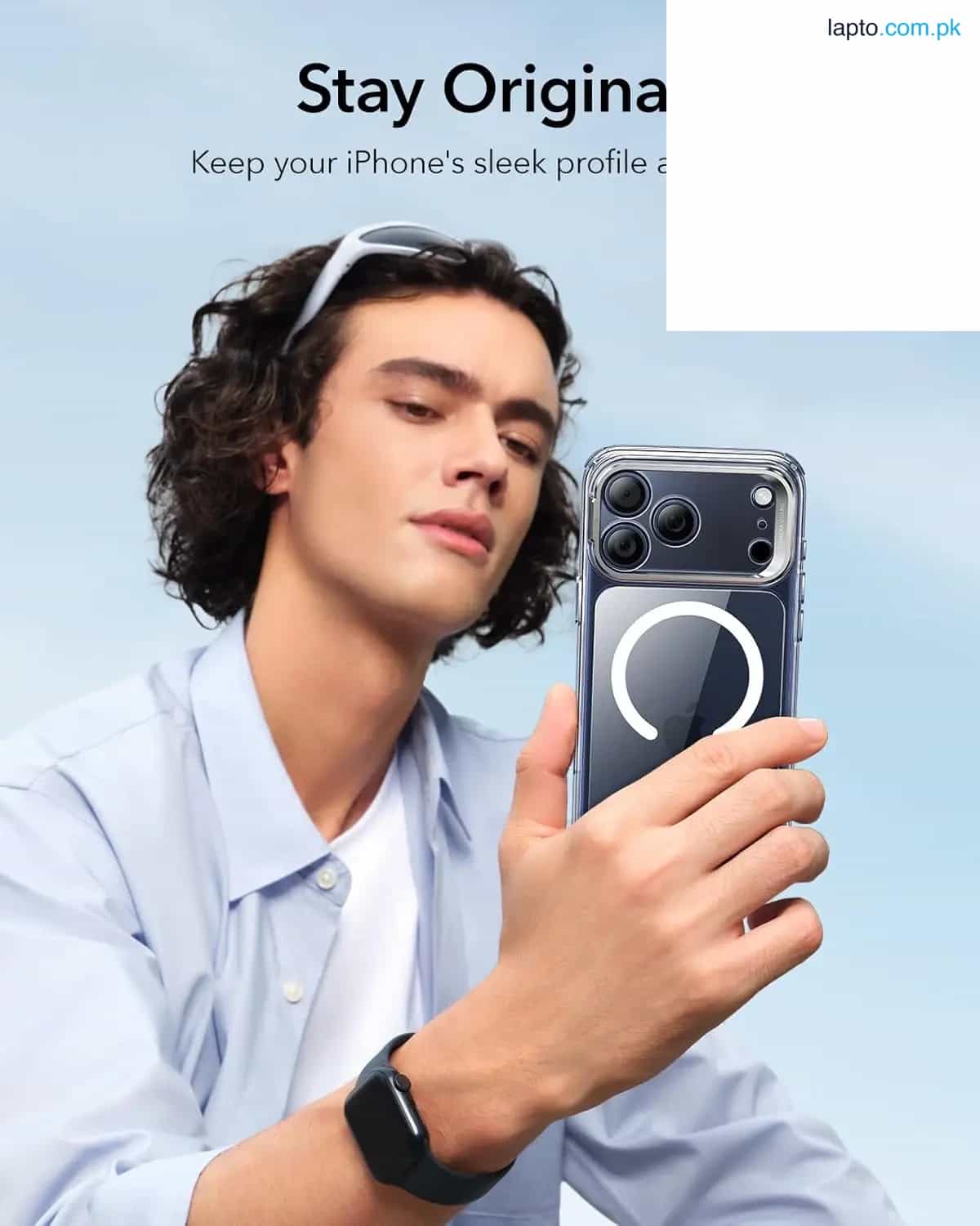 iPhone 17 Pro Max ESR Classic Hybrid With Stand Case – Clear 2