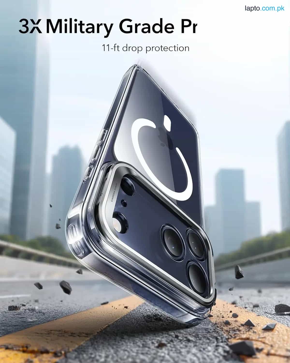 iPhone 17 Pro Max ESR Classic Hybrid With Stand Case – Clear 6