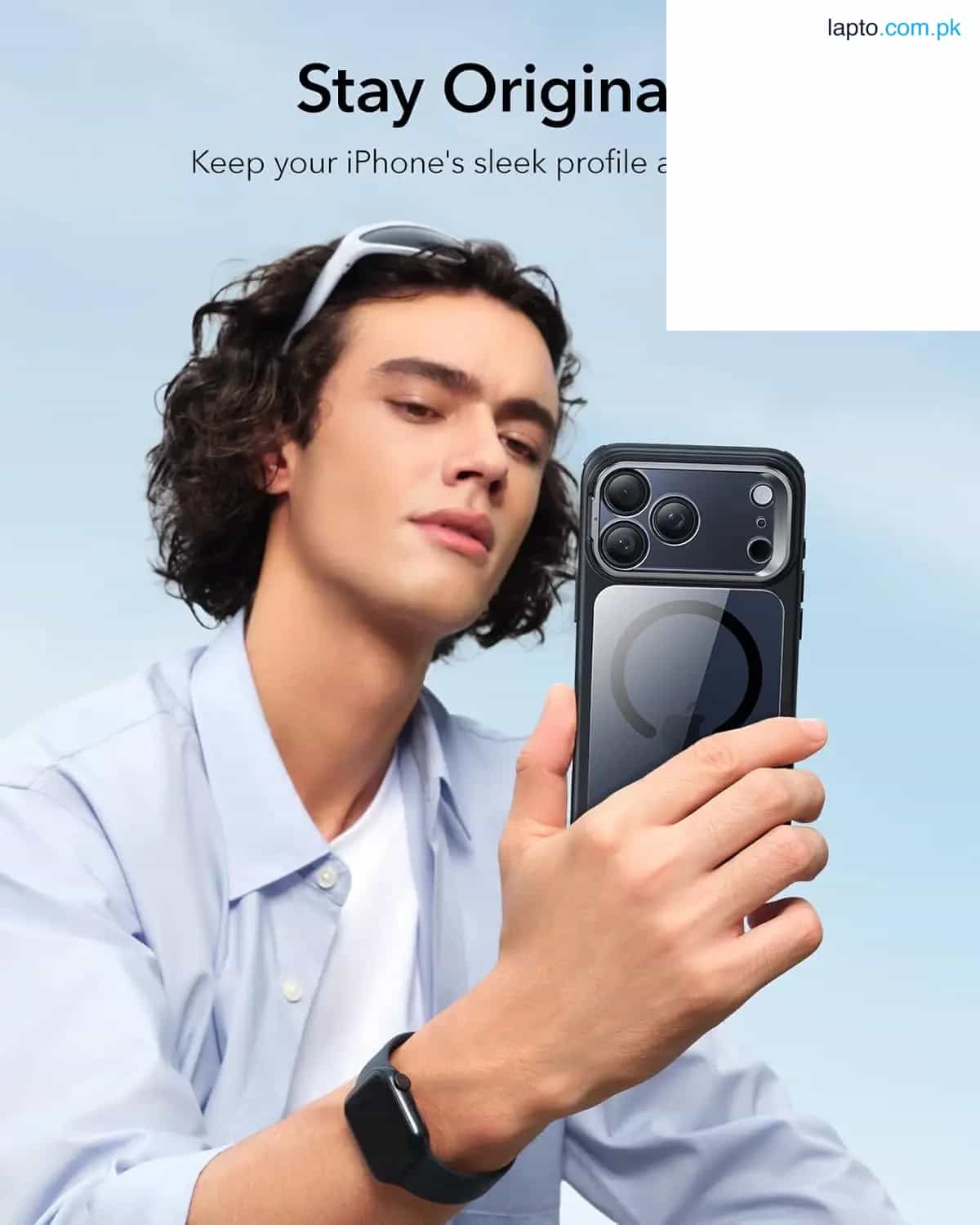 iPhone 17 Pro Max ESR Classic Hybrid With Stand Case – Clear Black 2