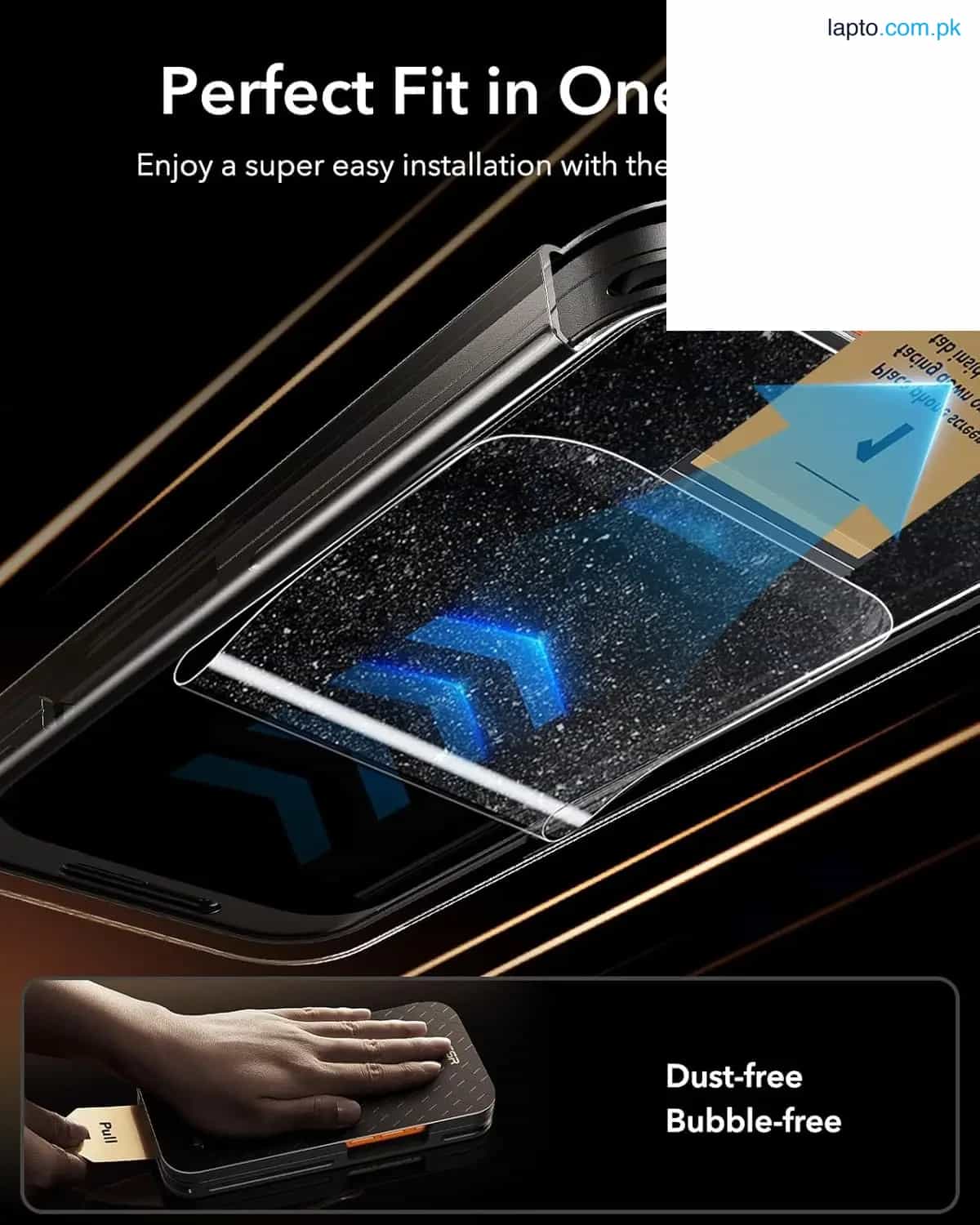 iPhone 17 Pro Max ESR UltraFit Armorite Pro Glass Protector 1 Pack – Clear 2