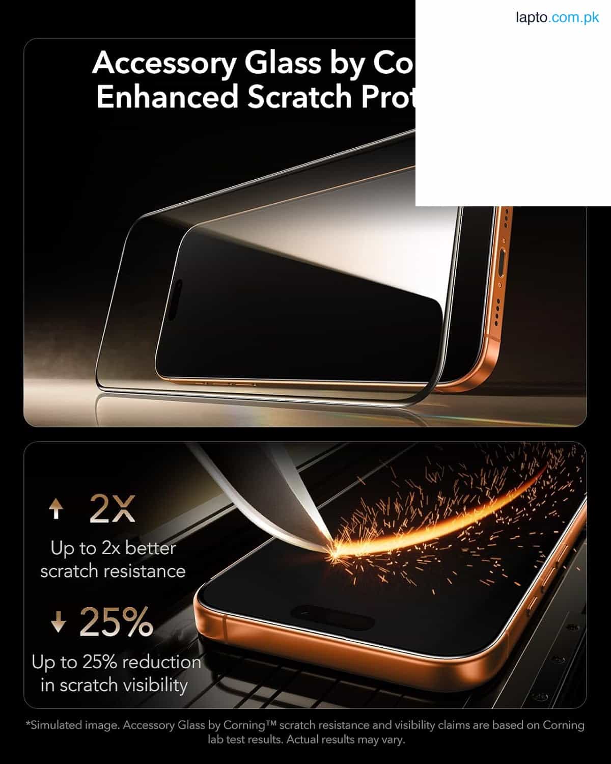 iPhone 17 Pro Max ESR UltraFit Armorite Pro Glass Protector 1 Pack – Clear 4