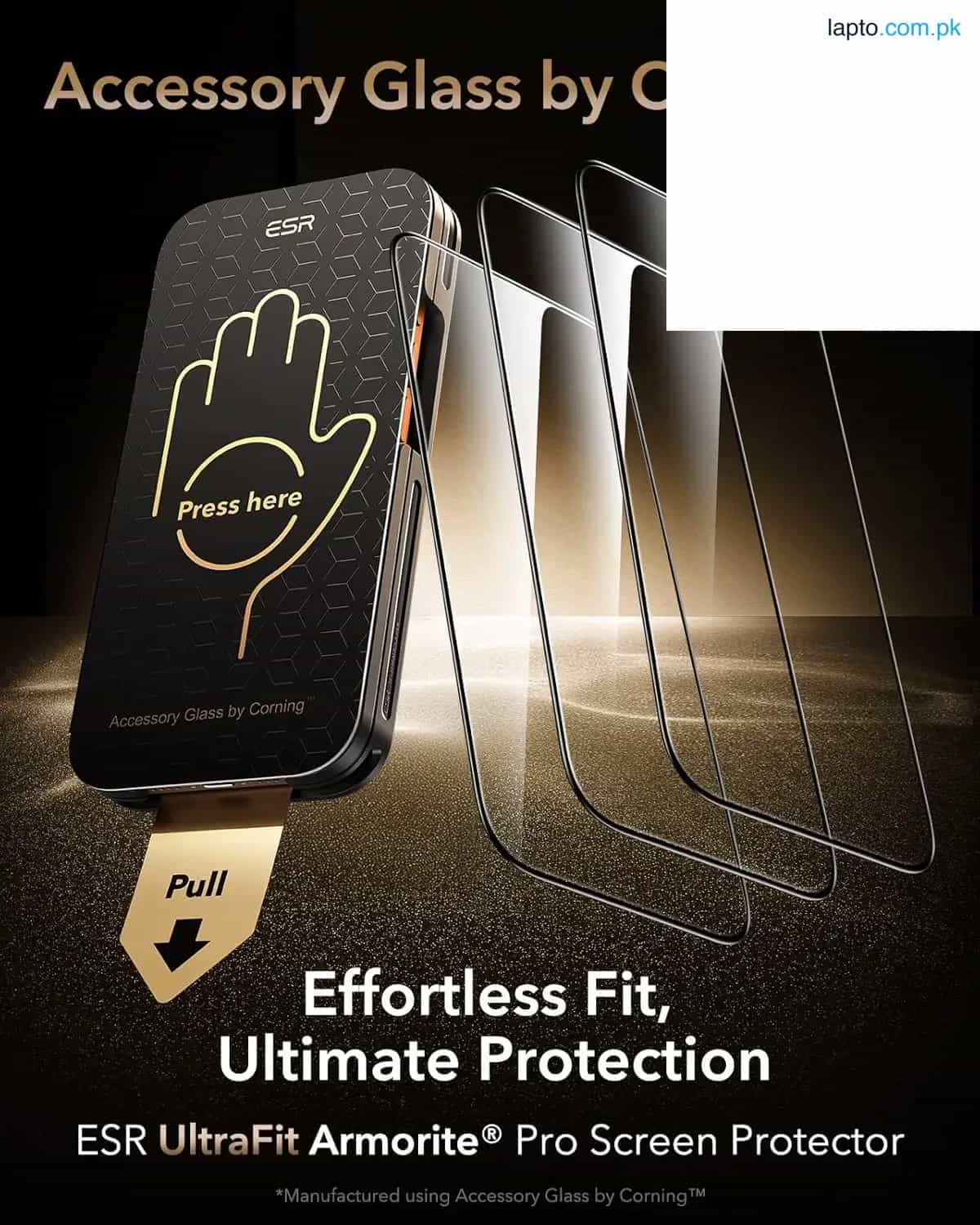 iPhone 17 Pro Max ESR UltraFit Armorite Pro Glass Protector 1 Pack – Clear 6