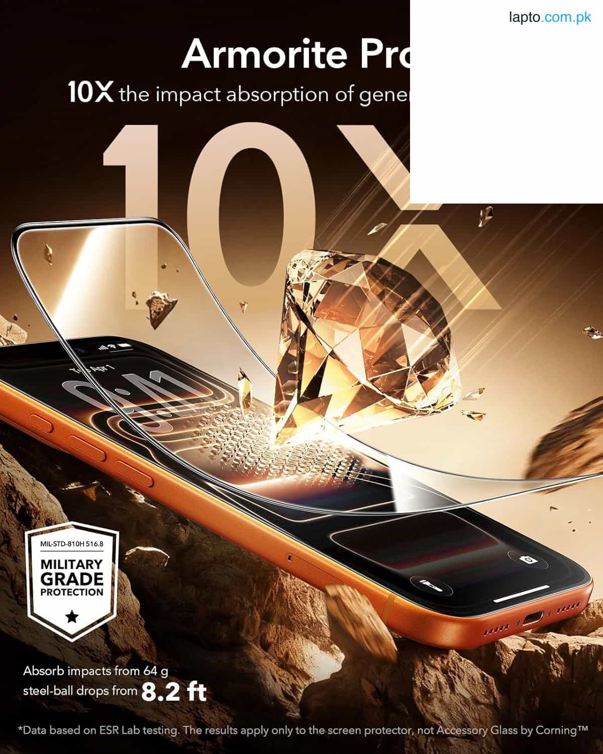 iPhone 17 Pro Max ESR UltraFit Armorite Pro Glass Protector 1 Pack – Clear 7