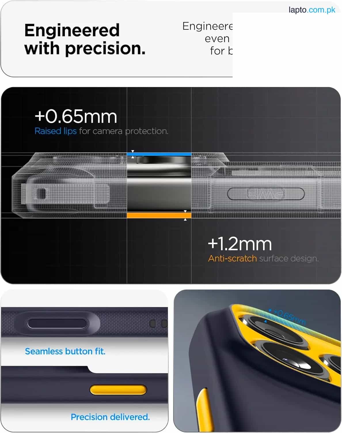 Apple iPhone 17 Pro Max Nano Pop MagFit Case by Spigen – ACS10260 – Blueberry Navy 7