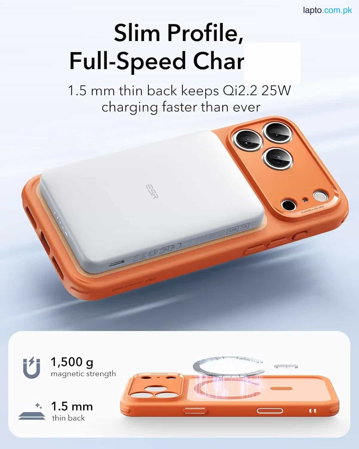 iPhone 17 Pro Max ESR Classic Hybrid Case – Frosted Orange 2