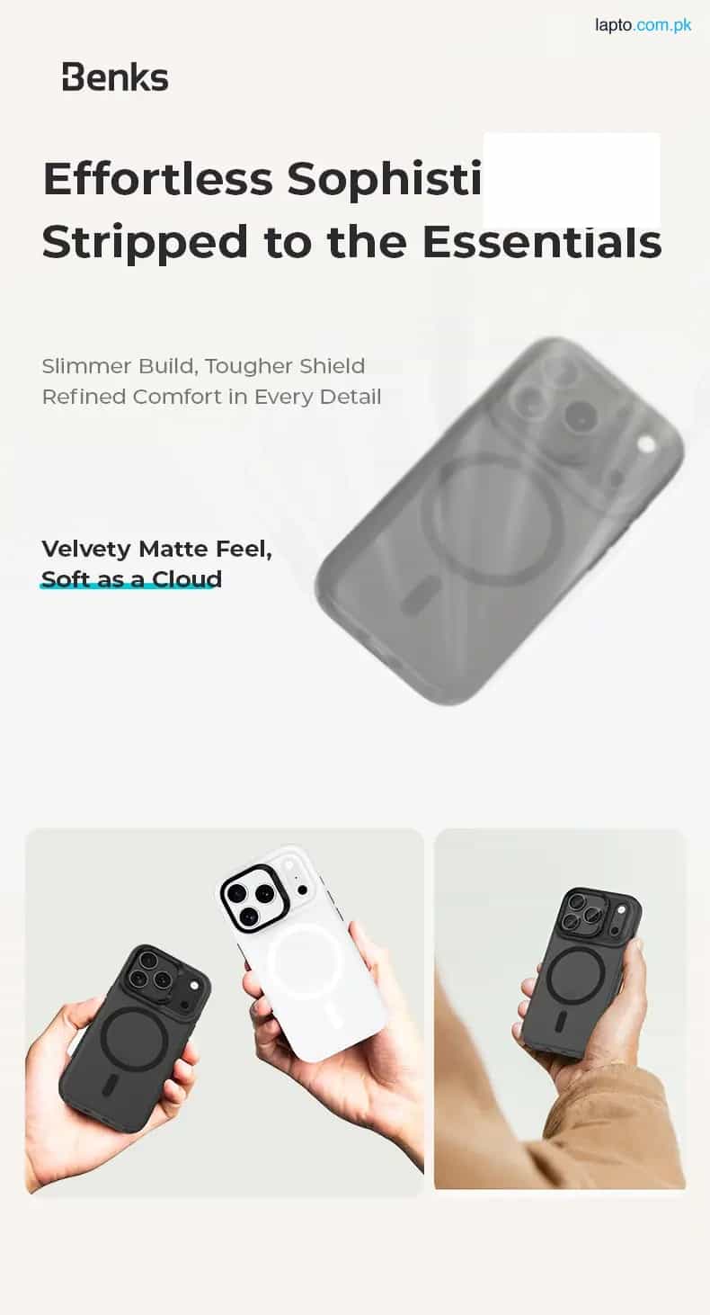iPhone 17 Pro Max Benks Lucid Armor Magnetic Case – 6948005959135 – Orange 3