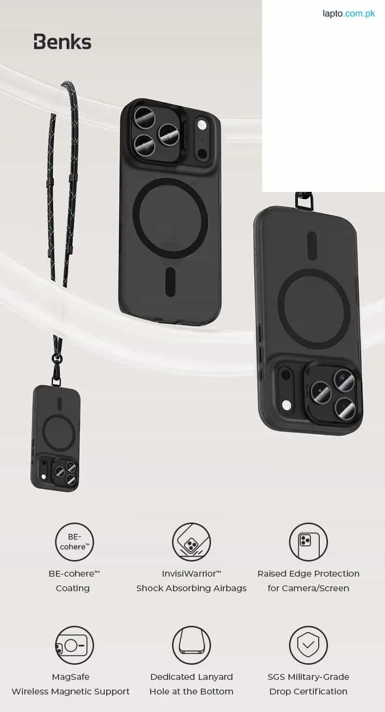 iPhone 17 Pro Max Benks Lucid Armor Magnetic Case – 6948005959135 – Orange 7