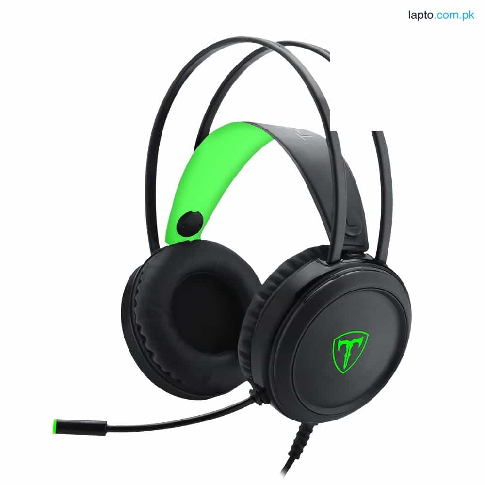 T-Dagger Ural T-RGH202 Stereo Gaming Headset | Green LED 1