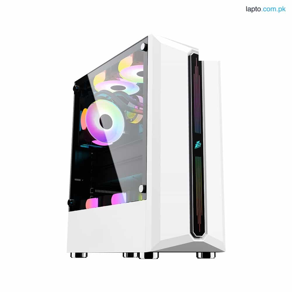 1st Player Rainbow Series RB3 with 2 Non RGB & 1 RGB Fan Gaming Case 1