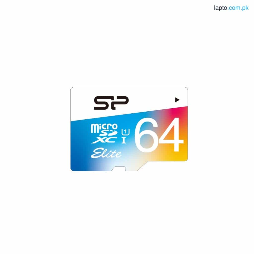 SILICON POWER UHS-I COLOUR MICRO CARD 64GB 1
