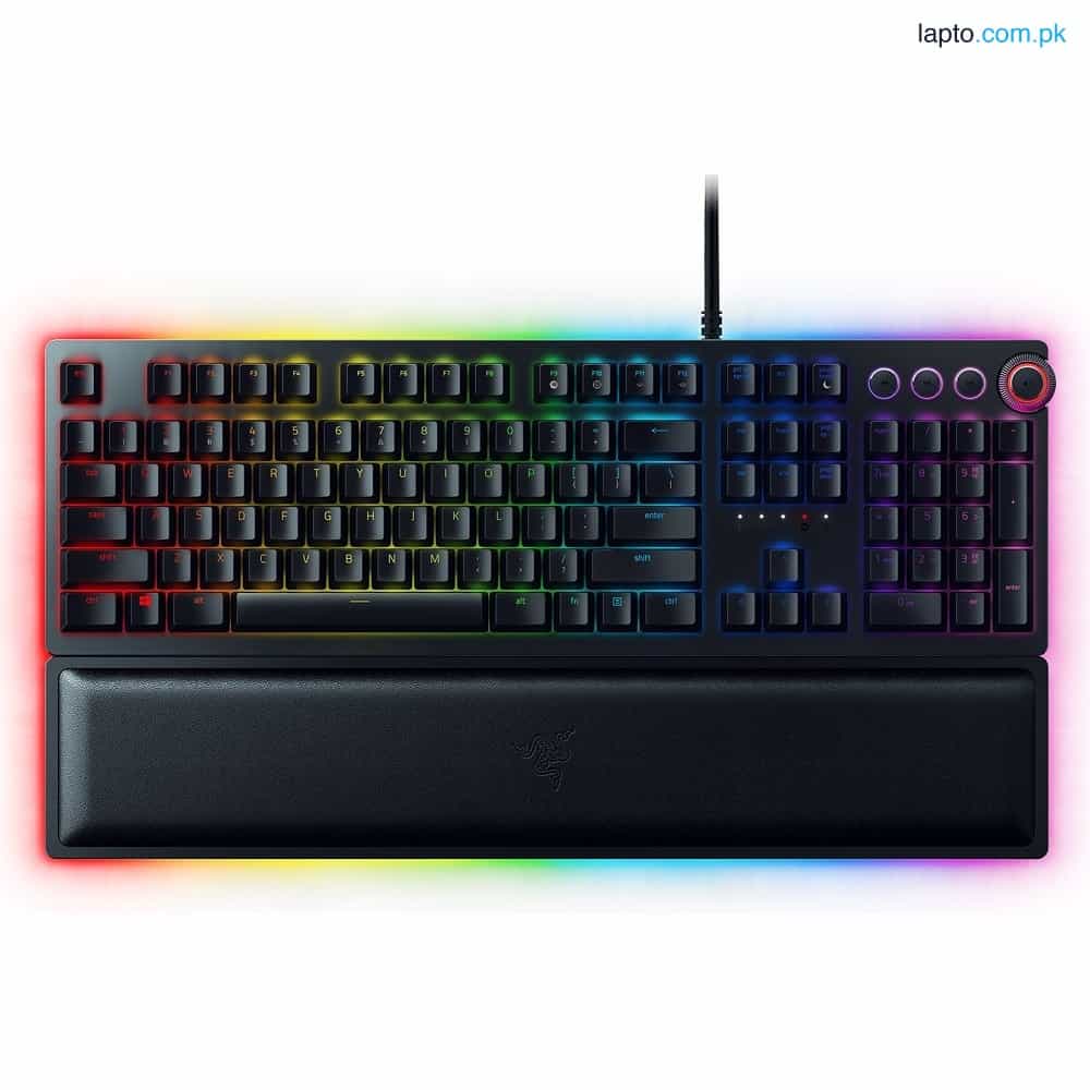Razer Huntsman Elite – Opto-Mechanical Gaming Keyboard Switch Purple - Red 1