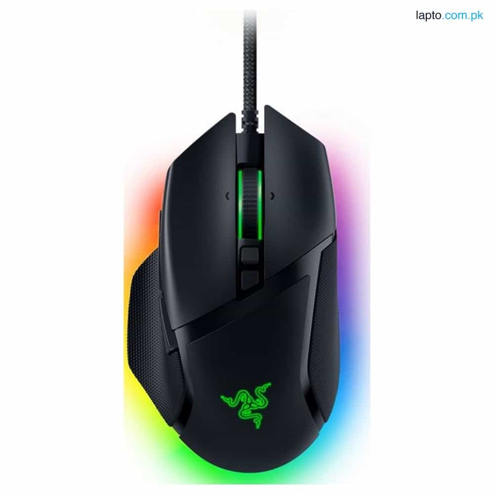 Razer Basilisk V3 Customizable Ergonomic Gaming Mouse - Fastest Gaming Mouse Switch, Chroma RGB Lighting, 26K DPI Optical Sensor, 11 Programmable Buttons, HyperScroll Tilt Wheel - Black 1