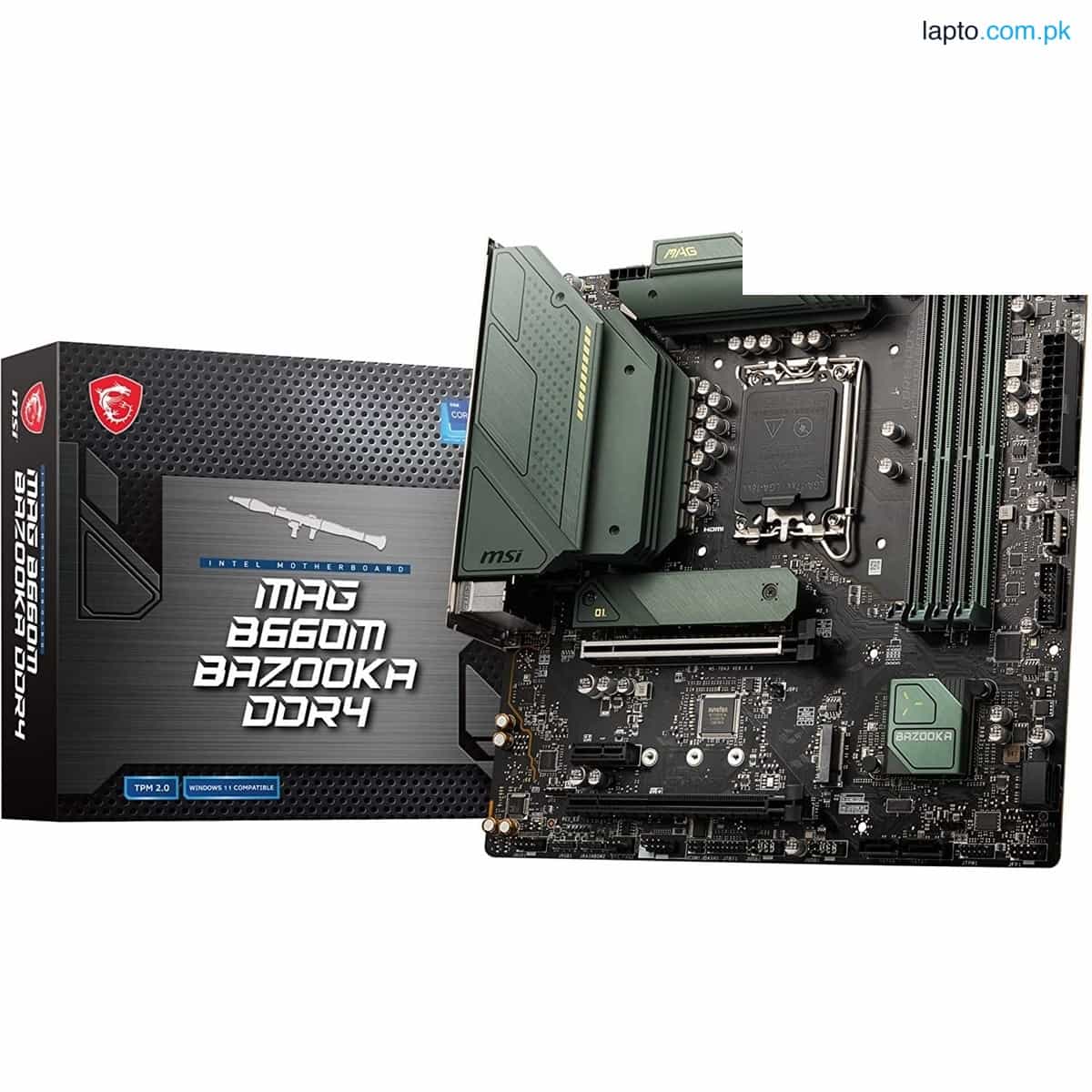 MSI Mag B660M Bazooka DDR4 - Intel 12th Gen - microATX LGA 1700 Motherboard 1