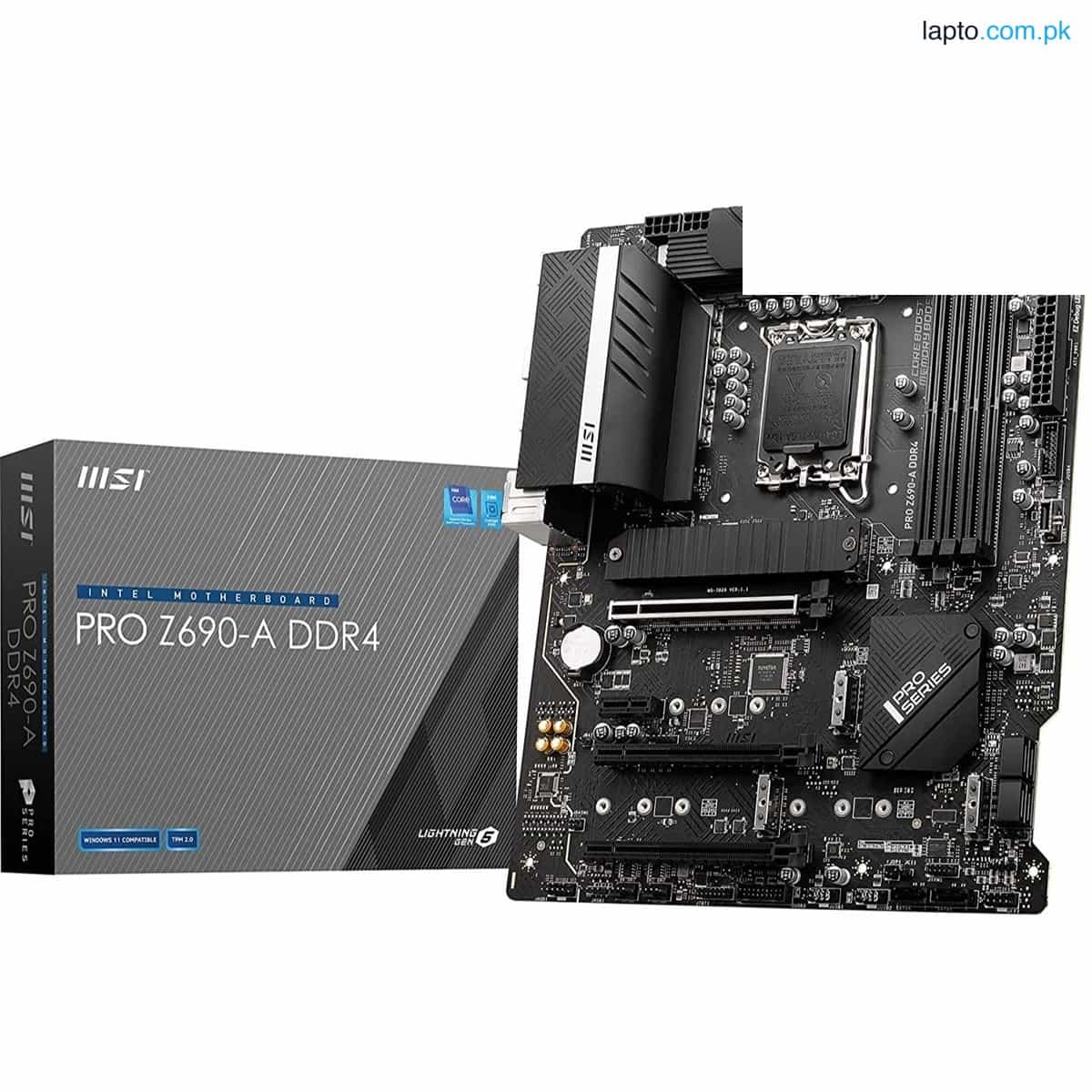 MSI Pro Z690-A DDR4 ATX (Intel 12th Gen) Motherboard 1