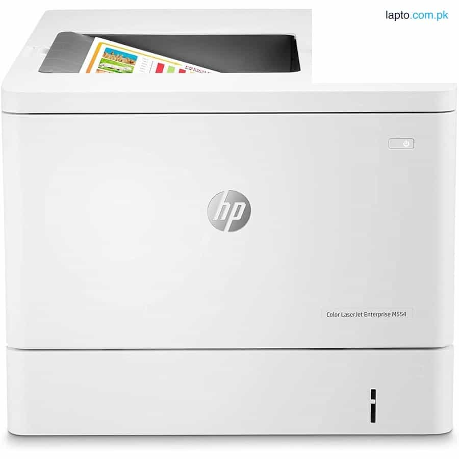 HP LaserJet M554dn Enterprise - Auto Duplex Color Printer 1
