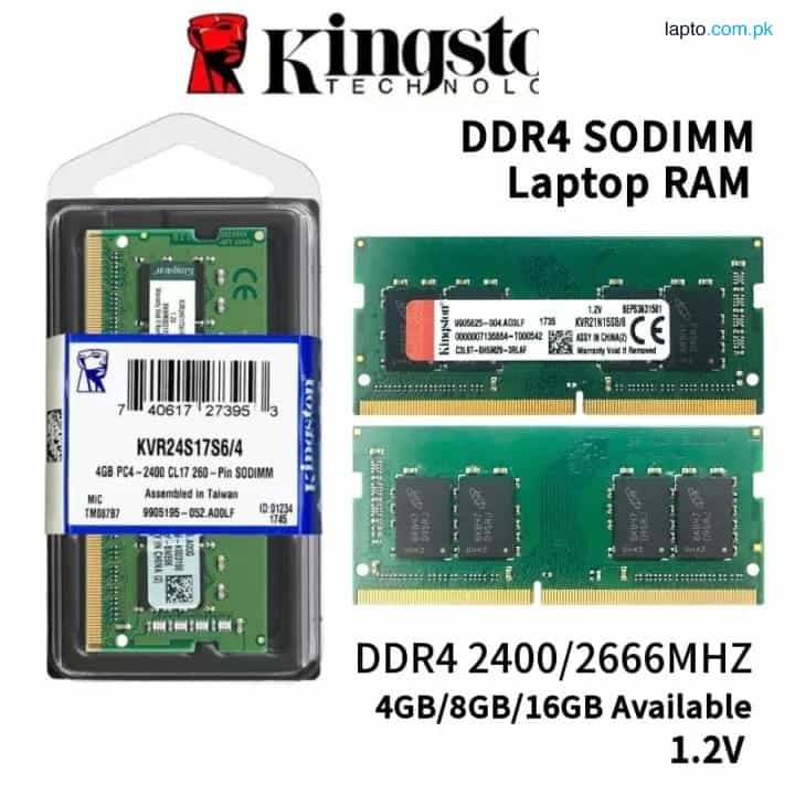 Kingston 4GB 2666Mhz Laptop memory DDR4 SODIMM Value Ram KVR24S17S6/4 notebook 1