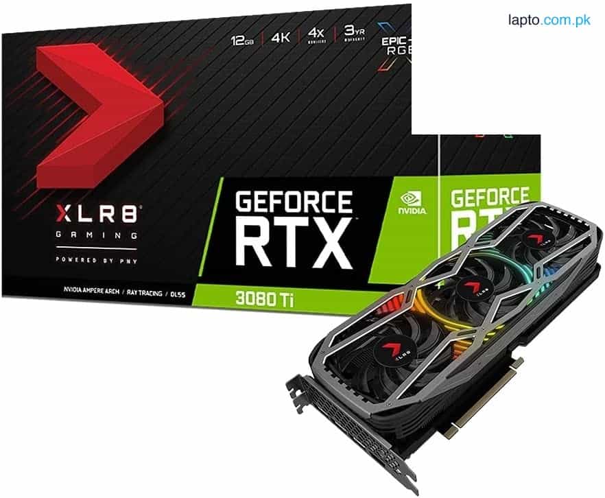 PNY GeForce RTX 3080 Ti Revel 12GB XLR8 Epic-X RGB Graphics Card Triple Fan 1
