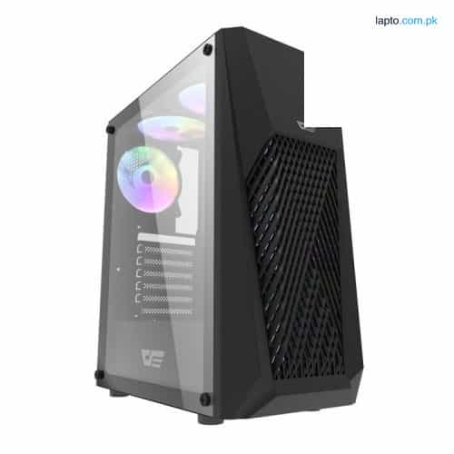 AIGO DK150 Darkflash with 3 RGB Fan Black - White ATX 1