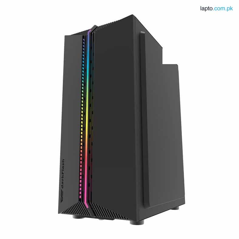 AIGO DK151 Darkflash with 3 RGB Fan Black - White ATX 1