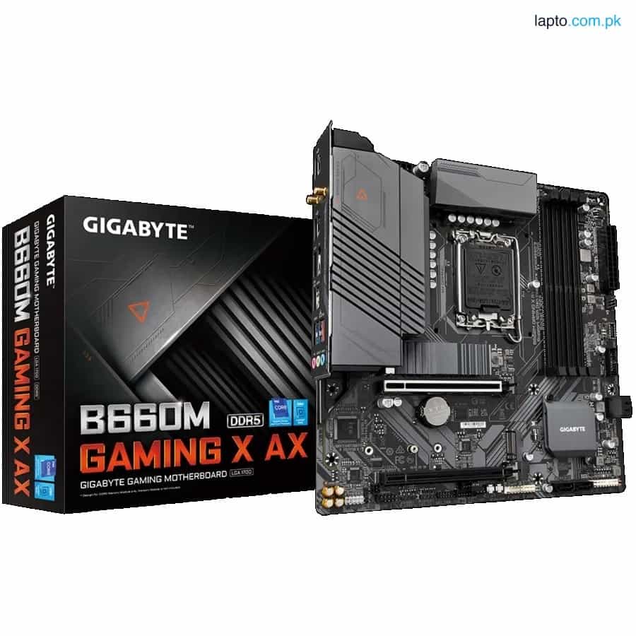 Gigabyte B660M Gaming X AX Motherboard 12th and 13th Gen 2 1