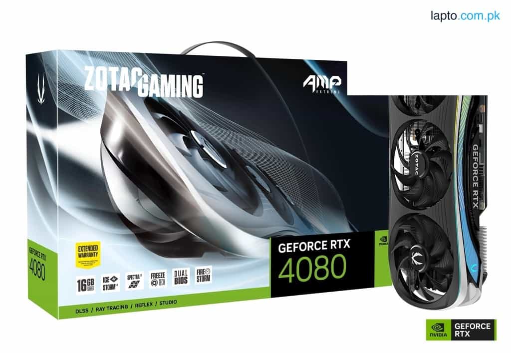 ZOTAC GAMING GeForce RTX 4080 16GB AMP Extreme AIRO Graphics Card ZT-D40810B-10P 1
