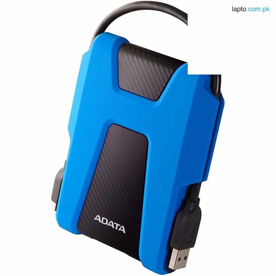 ADATA HD680 1TB Blue External Hard Drive AES Encryption AHD680-1TU31-CBL 1