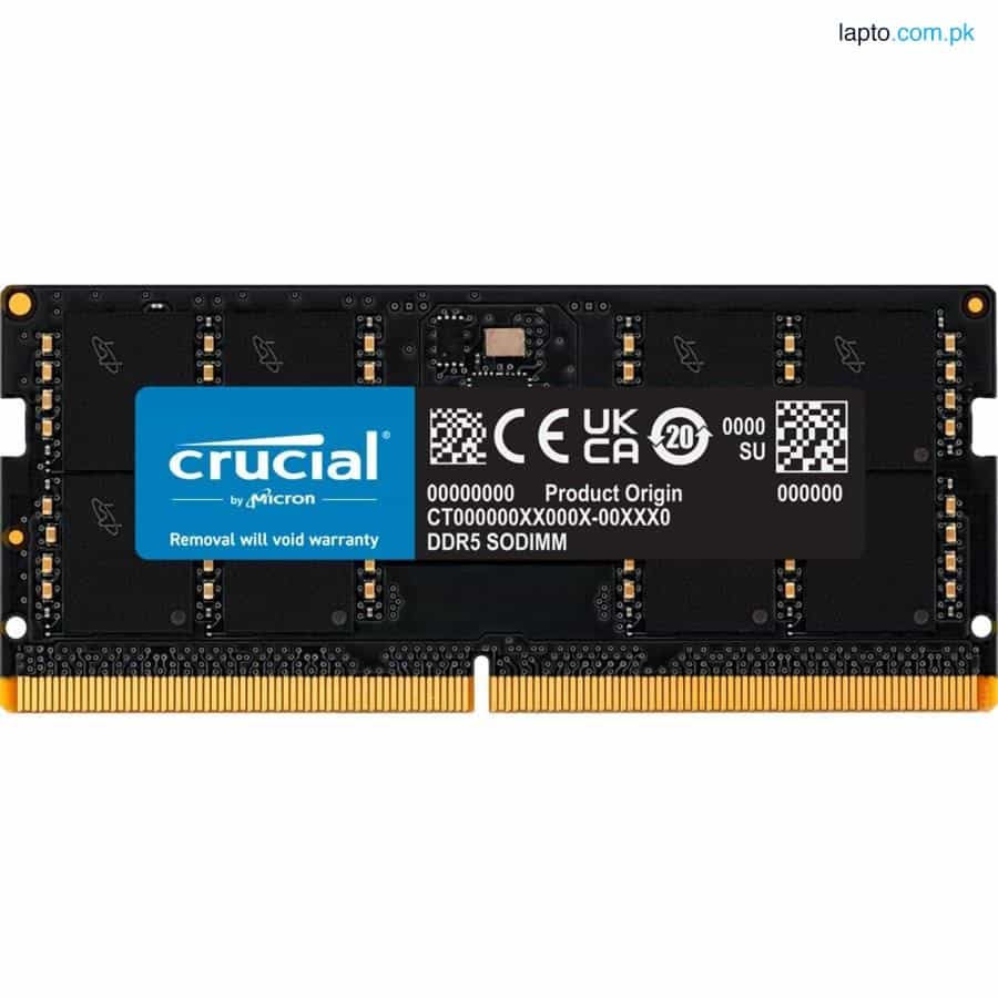 Crucial 32GB DDR5 SODIMM 4800 CT32G48C40S5 Laptop Memory 3