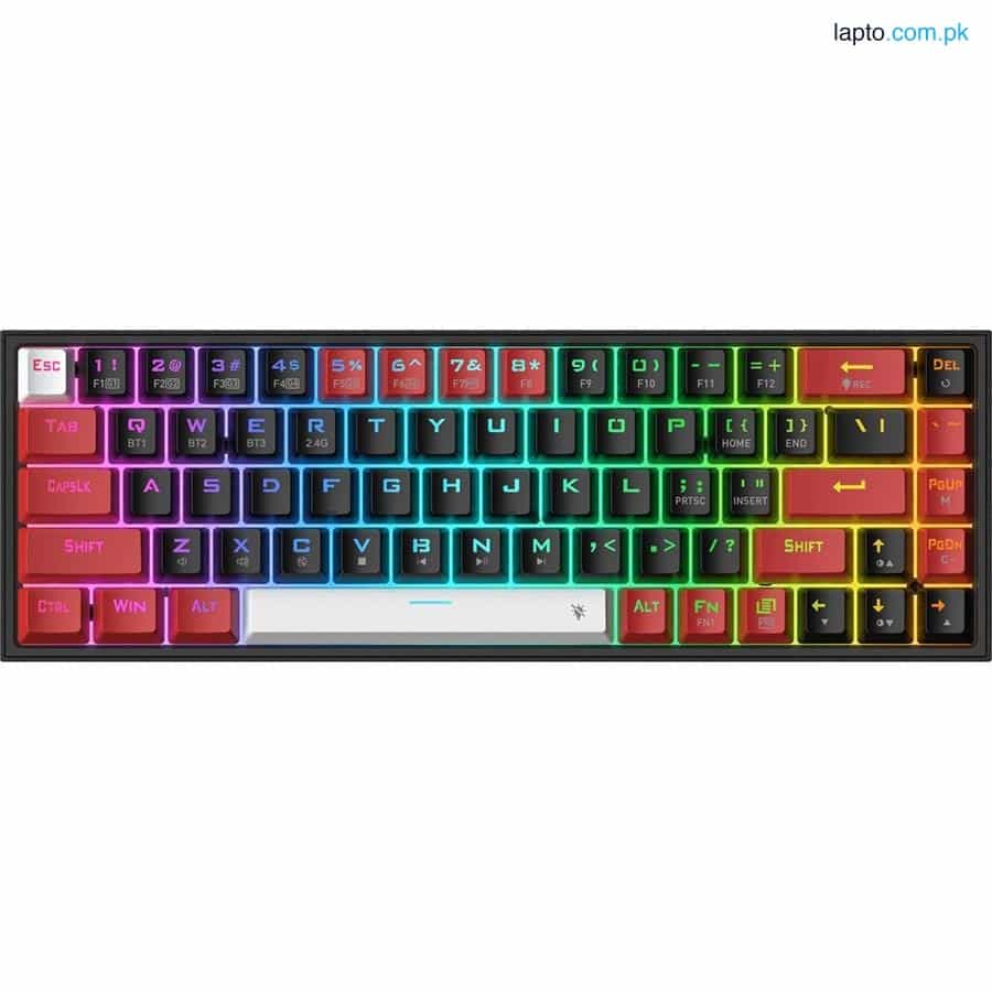 Redragon CASTOR PRO K631 Gaming Keyboard 65% Wireless RGB 1