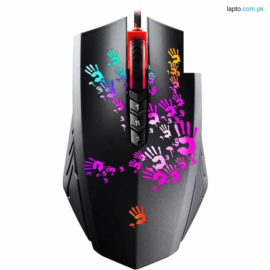 A4Tech Bloody A60 Light Strike Neon Gaming Mouse - Ultra Core 3 and 4 Activated 1
