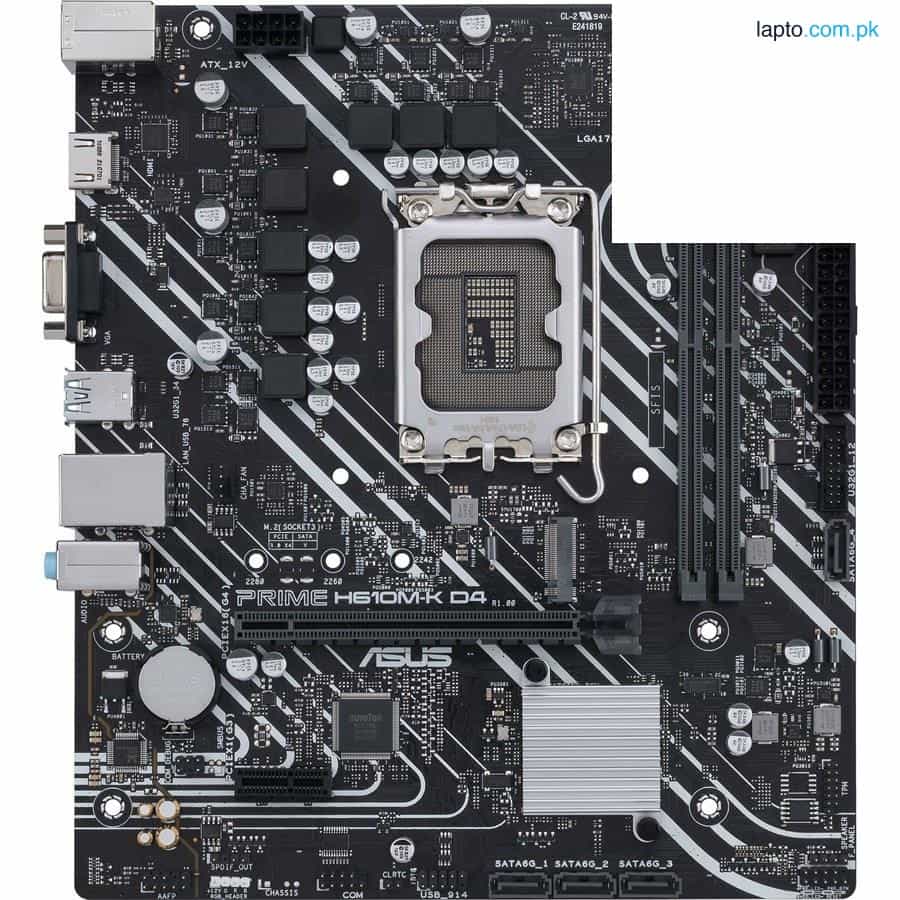 Asus PRIME H610M-K D4 Intel H610 mic-ATX LGA1700 90MB1A10-M0UAY0 Motherboard 1