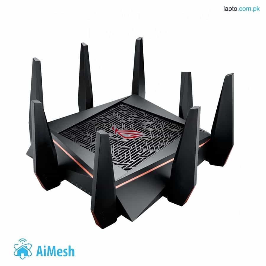 ASUS ROG Rapture GT-AC5300 Tri-Band Wireless-AC5300 Gigabit Gaming Router for VR and 4K Streaming 1