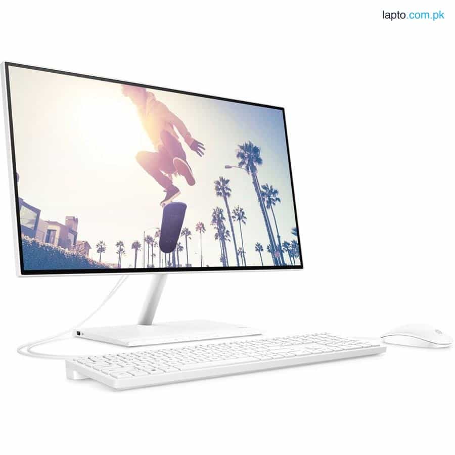 HP 24-DF1004NH All-in-One Bundle PCAIO - Intel i5-1135G7 - 8GB - 256GB SSD - NVIDIA MX330 2GB - 23.8" IPS Display - Snow White 3