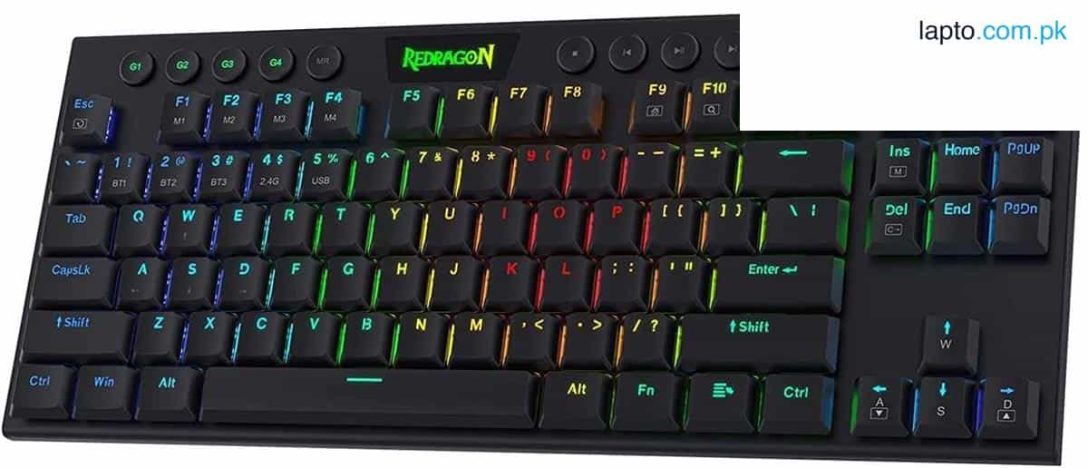 Redragon Horus K621 TKL MECHANICAL Black - White 1