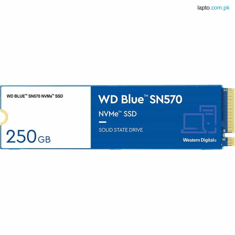 WD Blue 250GB SN570 NVMe PCIe Gen3 x4 WDS250G3B0C SSD M.2 2280 1