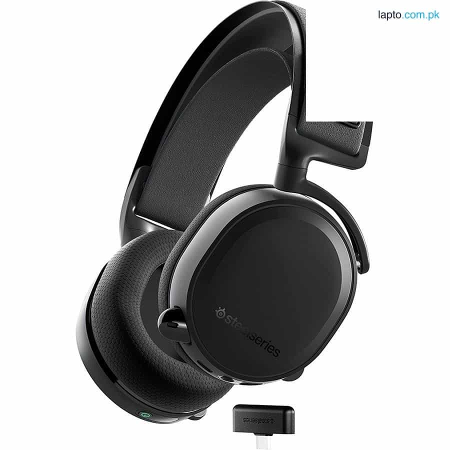 SteelSeries Arctis 7+ 61470 PS5 - PS4 PC Switch Wireless Gaming Headset Black - White 1