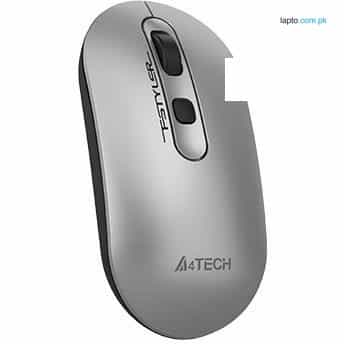 A4tech Fstyler FG20S Wireless Mouse Silent Click - Grey - White 1