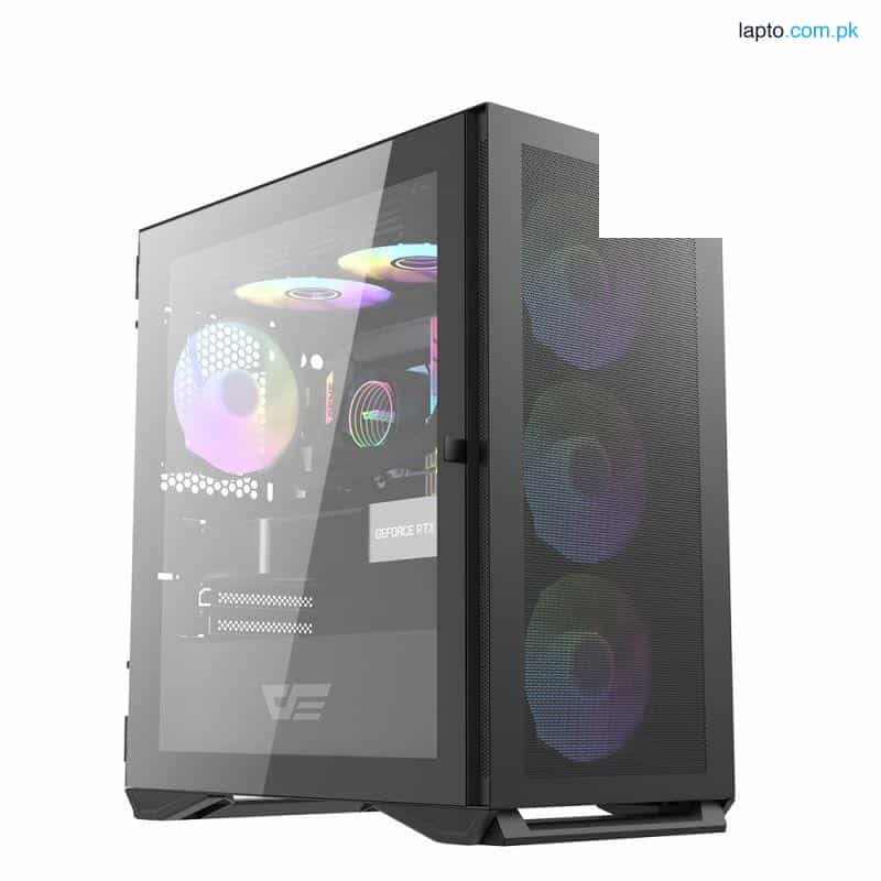 AIGO DARKFLASH DLM200 M-ATX PC Case Black 1