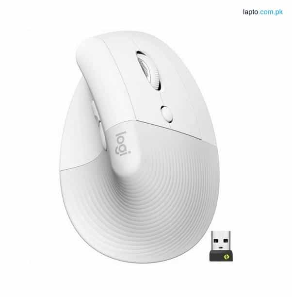 Logitech 910-006479 - 910-006480 Lift Vertical comfortable Wireless Mouse Black - White 1