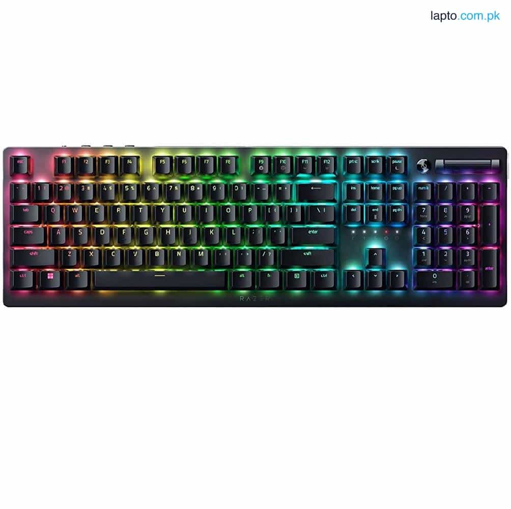Razer DeathStalker V2 Pro Wireless Keyboard Full Size Linear Red Switch - Black 1