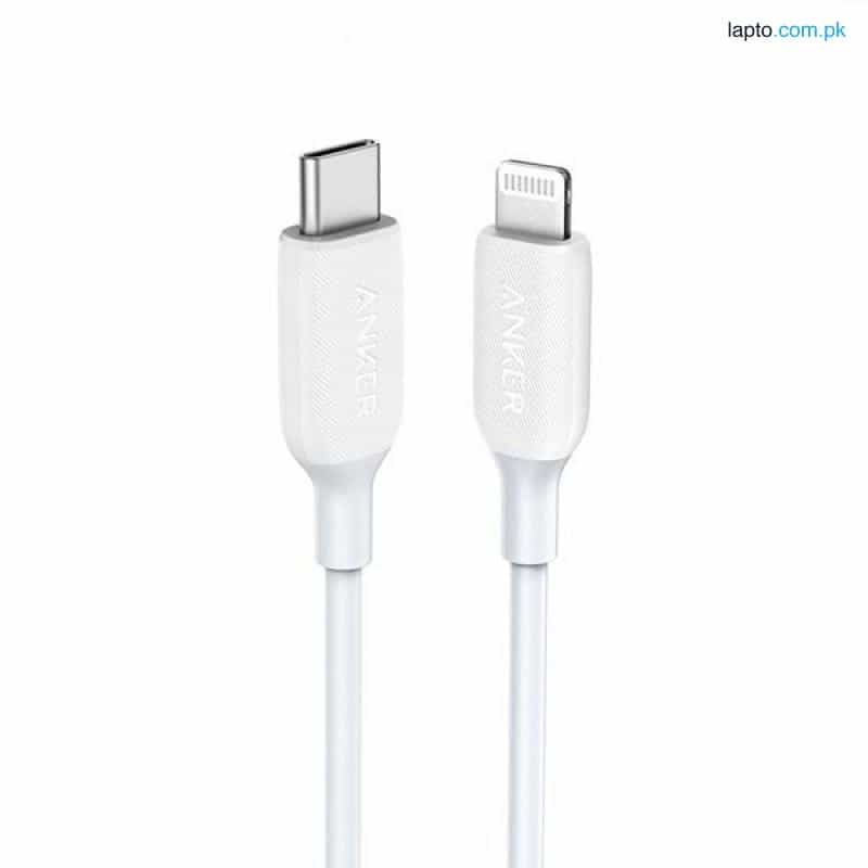 Anker PowerLine III USB-C to Lightning Cable 3ft / 6ft - White 1