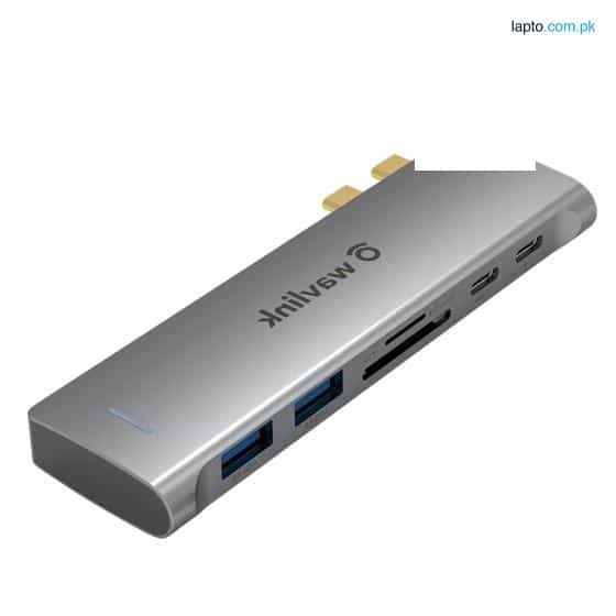 Wavlink 7-in-2 USB-C Hub ThunderBolt 3 For Macbook Mini Dock 1