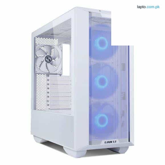 Lian Li LANCOOL III RGB Tower PC Case - (White - Black) 1