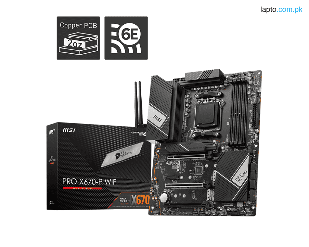 MSI PRO X670-P WiFi ProSeries Motherboard AMD AM5 DDR5 1