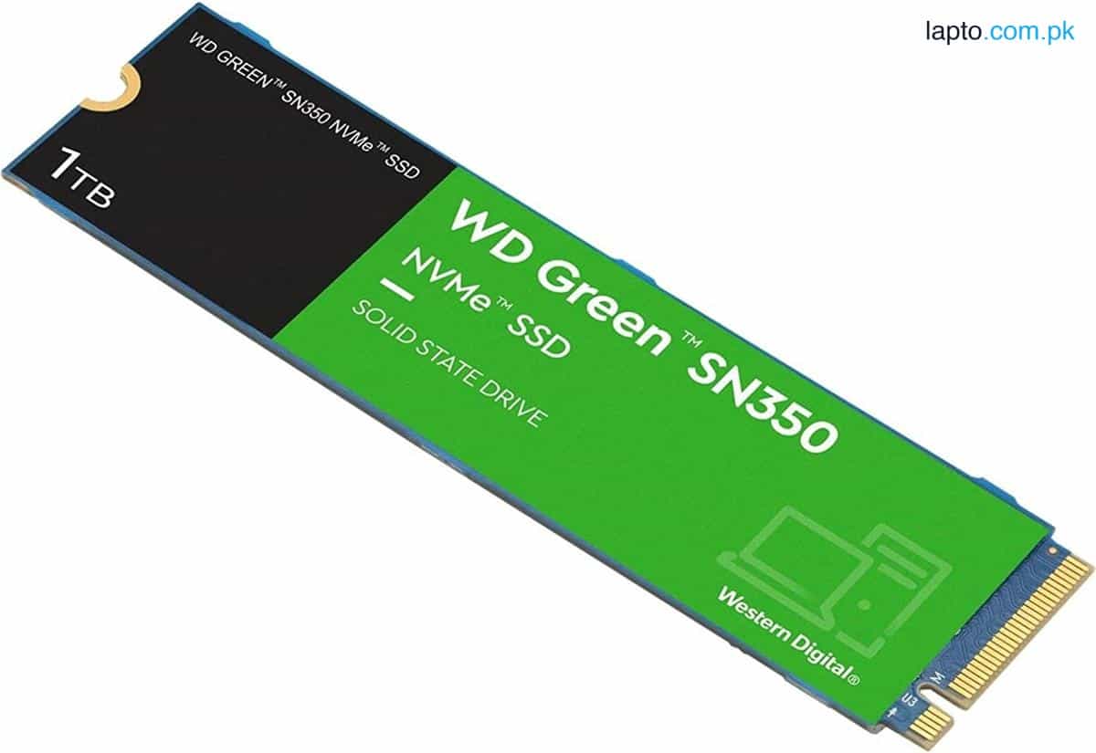 Western Digital 1TB WD Green SN350 NVMe Internal SSD Solid State Drive - Gen3 PCIe, QLC, M.2 2280, Up to 3,200 MB/s - WDS100T3G0C 1